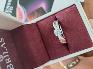 Nikoleta Silver zásnubní prsten ze stříbra