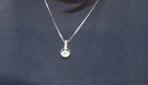 Efin S White Topaz stříbrný přívěsek s bílým topazem
