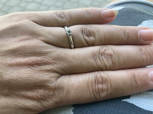 Thalia S White Topaz prsten ze stříbra s bílým topazem