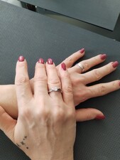 Nikoleta Silver zásnubní prsten ze stříbra