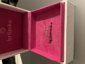 Tibera S Blue Topaz prsten ze stříbra s modrým topazem