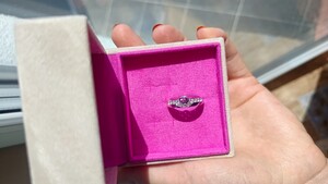 Balbina S Ametyst and White Topaz prsten ze stříbra s ametystem a bílým topazem