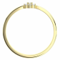Dike Gold  prsten ze žlutého zlata ve tvaru kytičky