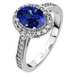 Alice Tanzanit Briliant zlatý prsten s tanzanitem a brilianty