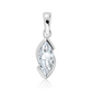 Jovan S White Topaz stříbrný přívěsek s bílým topazem