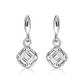 Lam S White Topaz stříbrné náušnice s bílým topazem