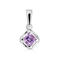 Lesia S Amethyst stříbrný přívěsek s ametystem