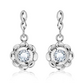 Lidka S White Topaz stříbrné náušnice s bílým topazem