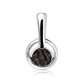 Efin S Smoky Quartz stříbrný přívěsek s quartzem
