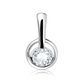 Efin S White Topaz stříbrný přívěsek s bílým topazem