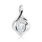 Amáta S White Topaz stříbrný přívěsek s bílým topazem