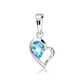 Gary S Blue Topaz stříbrný přívěsek s modrým topazem