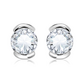 Hela S White Topaz stříbrné náušnice s bílým topazem