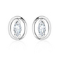 Ivica S White Topaz stříbrné náušnice s bílým topazem