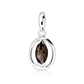 Ivor S Smoky Quartz stříbrný přívěsek s quartzem