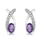 Ranko S Amethyst stříbrné náušnice s ametystem