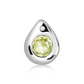Sibel S Lemon Citrine and White Topaz stříbrný přívěsek s citrínem a bílým topazem