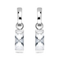 Adel S White Topaz stříbrné náušnice s bílým topazem