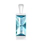 Admir S Blue Topaz stříbrný přívěsek s modrým topazem