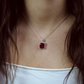 Ronja Silver Ruby stříbrný přívěsek se zirkony