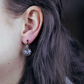 Lidka S Blue Topaz stříbrné náušnice s modrým topazem