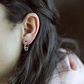 Ranko S Blue Topaz stříbrné náušnice s modrým topazem