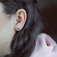 Hela S Blue Topaz stříbrné náušnice s modrým topazem