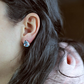 Nazar S Blue Topaz stříbrné náušnice s modrým topazem