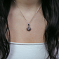 Lina S White Topaz stříbrný přívěsek s bílým topazem