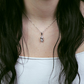 Jovan S White Topaz stříbrný přívěsek s bílým topazem