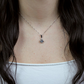 Lesia S Blue Topaz stříbrný přívěsek s modrým topazem