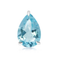 Josva S Blue Topaz stříbrný přívěsek s modrým topazem