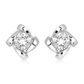 Alvis S White Topaz stříbrné náušnice s bílým topazem