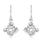 Albea S White Topaz stříbrné náušnice s bílým topazem