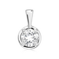 Hermes S White Topaz stříbrný přívěsek s bílým topazem
