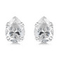 Luceria S White Topaz stříbrné náušnice s bílým topazem