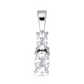 Grana S White Topaz stříbrný přívěsek s bílým topazem
