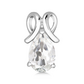 Prunella S White Topaz stříbrný přívěsek s bílým topazem