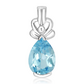 Felipa S Blue Topaz stříbrný přívěsek s modrým topazem