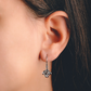 Albea S White Topaz stříbrné náušnice s bílým topazem