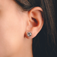 Ariana S White Topaz stříbrné náušnice s bílým topazem