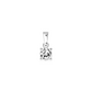 Janus S White Topaz stříbrný přívěsek s bílým topazem