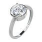 Creak S White Topaz prsten ze stříbra s bílým topazem