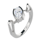 Anea S White Topaz prsten ze stříbra s bílým topazem