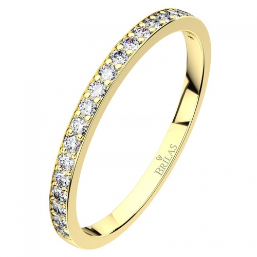 Manon G Briliant - dámský prsten ze žlutého zlata