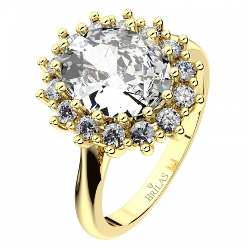 Megan Gold - výjimečný zásnubní prsten ze žlutého zlata