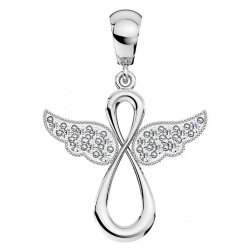 Edita White - výjimečný přívěsek anděla z bílého zlata