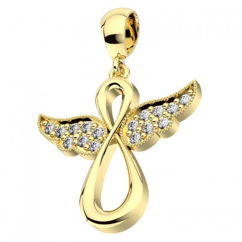 Edita Gold - výjimečný přívěsek anděla ze žlutého zlata