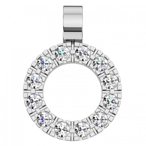 Valerie W Briliant - exkluzivní přívěsek z bílého zlata s brilianty