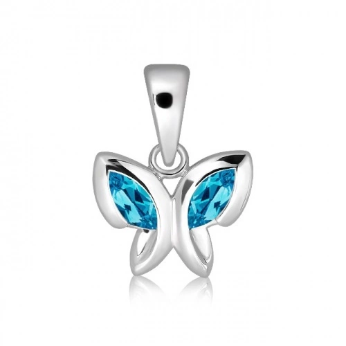 Dragi S Blue Topaz - stříbrný přívěsek s modrým topazem
